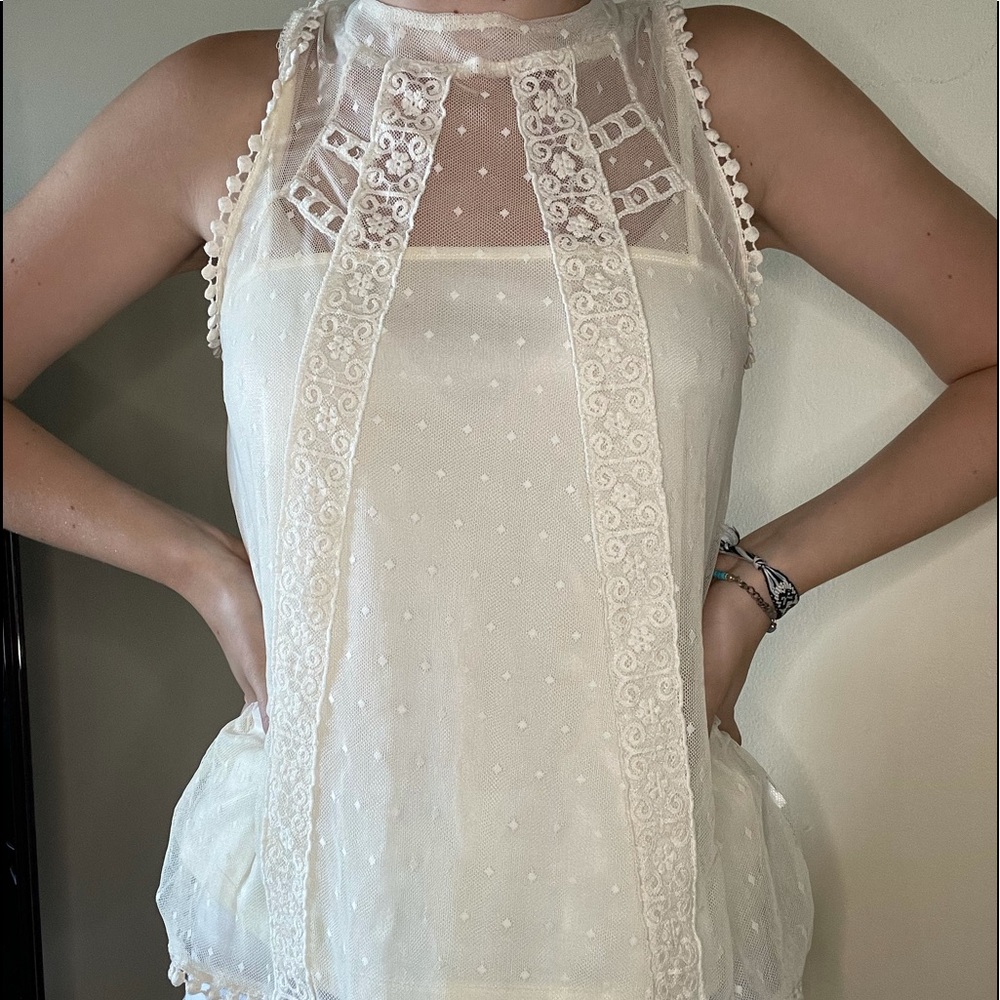 Cream Blouse